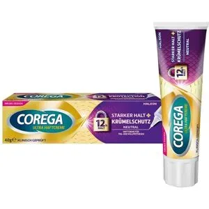 Corega Ultra Haftcreme Starker Halt+Krümelschutz
