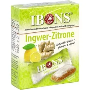 Ibons Ingwer Zitrone Box Kaubonbons
