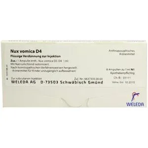 Weleda Nux Vomica D4 Ampullen