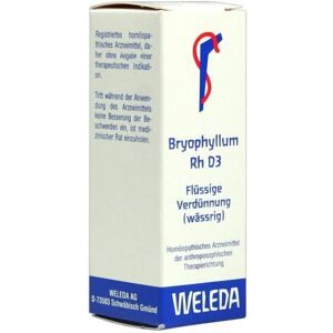 Weleda Bryophyllum Rh D3 Dilution