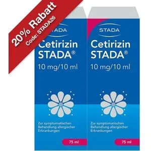 Cetirizin STADA Saft 10mg/10ml Lösung zum Einnehmen