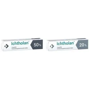 Ichtholan Zugsalbe 50% + Zugsalbe 20%