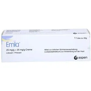 Emla 25 Mg/g + 25 Mg/g Creme