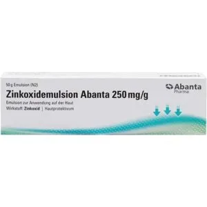 Zinkoxidemulsion Abanta 250 Mg/g