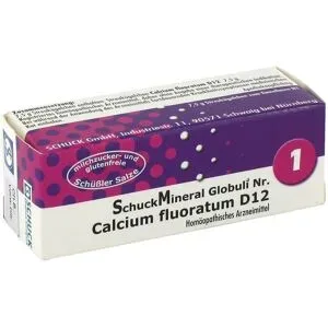 Schuckmineral Globuli 1 Calcium fluoratum D12
