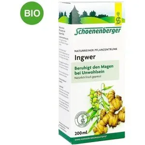 Schoenenberger Naturreiner Pflanzentrunk Ingwer
