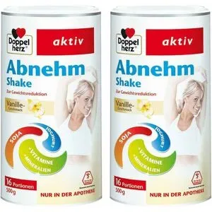 Doppelherz Abnehm Shake Vanille 2er Paket