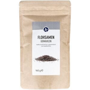 Flohsamen gemahlen Pulver