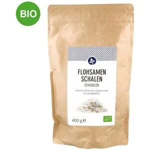 Aleavedis Naturprodukte Flohsamenschalen gemahlen Bio Pulver