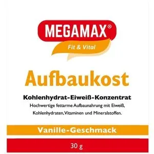 Megamax Aufbaukost Vanille Pulver