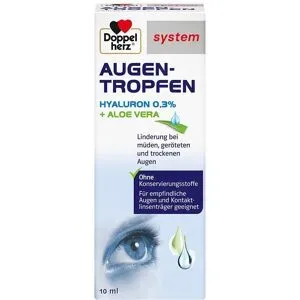 Doppelherz Augen-tropfen Hyaluron 0,3% system