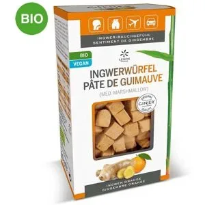 Ingwer Ginjer Ingwerwürfel Orange
