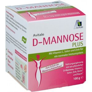 D-mannose Plus 2000 mg mit Vitamine und Mineralstoffe Pulver