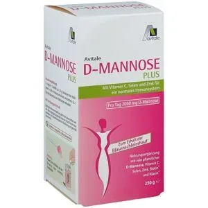 D-Mannose Plus 2000 mg mit Vitamine und Mineralstoffe Pulver