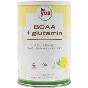 For You BCAA + Glutamin Energy & Recovery Zitrone