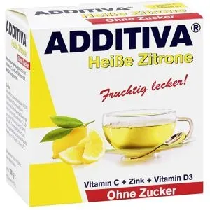 Additiva heisse Zitrone ohne Zucker Sachets