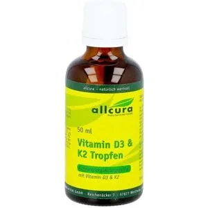 Vitamin D3 & K2 Tropfen 1000 I.e./20 [my]g je Trop