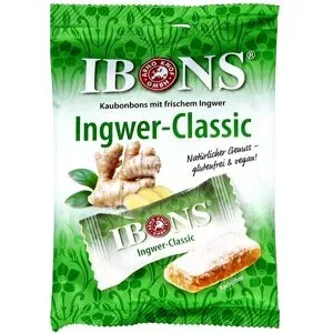 Ibons Ingwer Classic Tüte Kaubonbons