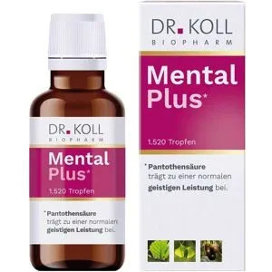 Dr. Koll Mental Plus Doktor koll Gemmo Komplex Pantothensäure