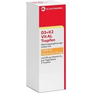 AL Aliud Pharma Aliud Pharma D3 + K2 Vit AL Tropfen