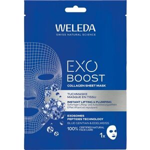 Weleda Exo Boost Collagen Tuchmaske Blauer Enzian