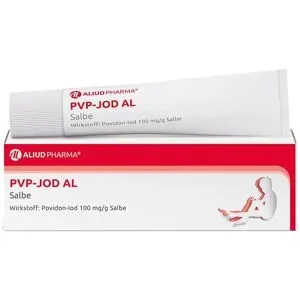 PVP-Jod AL Salbe bei Wunddesinfektion (Antiseptikum)