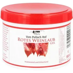 Rotes Weinlaub Gel