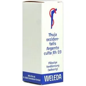Thuja Occidentalis Argento culta Rh D3 Dilution