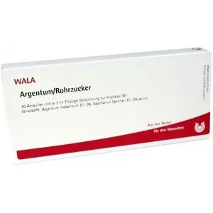 Wala Argentum/rohrzucker Ampullen