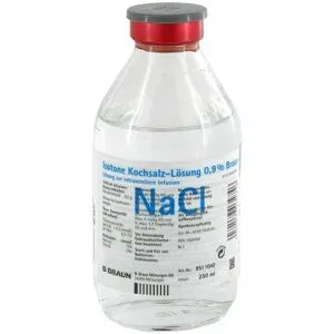 Kochsalzlösung 0,9% Glasflasche