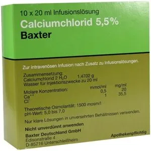 Calciumchlorid Lösung 5,5% Ampullen