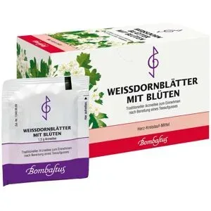 WEISSDORNBLÄTTER MIT BLÜTEN BOMBASTUS