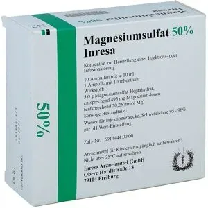 Magnesiumsulfat 50% Inresa Infusionslsg.-konz.
