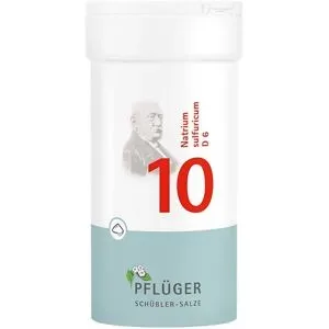 Schüßler-Salze Biochemie Pflüger 10 Natrium Sulfur D6 Pulver