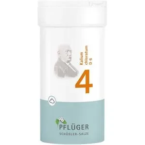 Schüßler-Salze Biochemie Pflüger 4 Kalium chlor. D6 Pulver