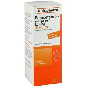 Paracetamol-ratiopharm Paracetamol ratiopharm 40mg/ml Lösung zum Einnehmen