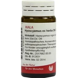 Wala Hyoscyamus Ex Herba D6 Globuli