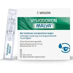 Weleda Visiodoron Malva Augentropfen in Einzeldosispipet.