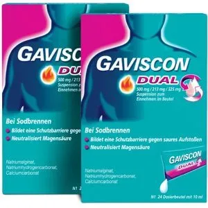 GAVISCON Dual 500 mg, 213 mg, 325 mg Suspension Dosierbeutel