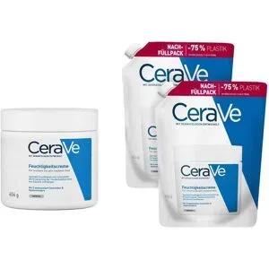 Cerave Feuchtigkeitscreme + 2x Nachfüllpack