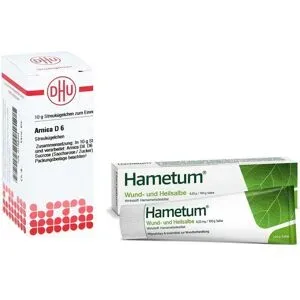 Hametum Wund- & Heilsalbe 100 g und Arnica D6 Globuli Dhu 10 g