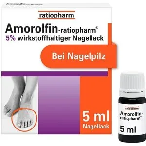 Amorolfin-ratiopharm Amorolfin ratiopharm 5% - bei Nagelpilz