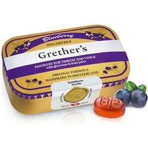 Grethers Blueberry Zuckerfrei Pastillen