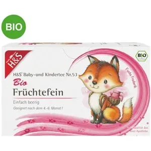 H&s Bio Baby- und Kindertee Früchtefein Filterbeutel