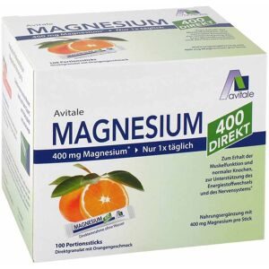 Avitale Magnesium 400 direkt Orange Portionssticks