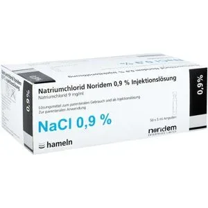 Natriumchlorid Noridem 0,9% iniecto -lösung Ampullen