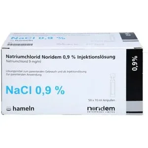 Natriumchlorid Noridem 0,9% iniecto -lösung Ampullen