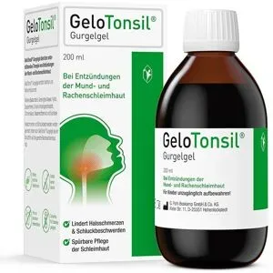 GeloTonsil Gurgelgel lindert Halsschmerzen & Schluckbeschwerden
