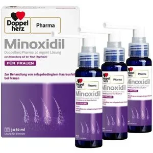 Minoxidil DoppelherzPharma für Frauen 20 mg/ml Lösung