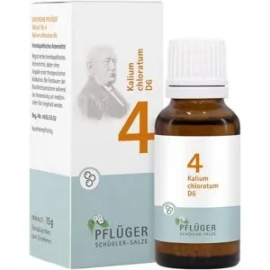 Biochemie Pflüger 4 Kalium Chloratum D6 Globuli